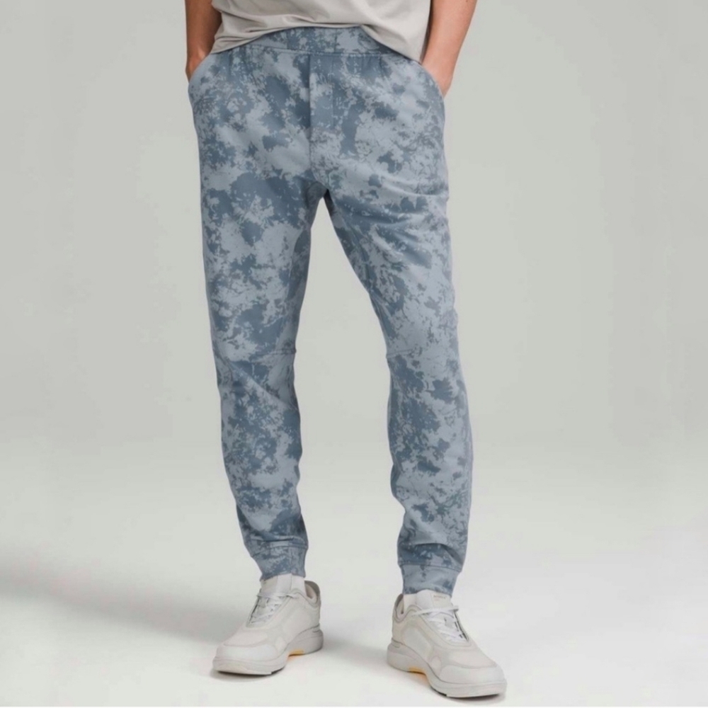 Lululemon City Sweat Jogger in French Terry Spectral Chambray River Blue Size L